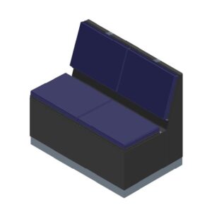 JPL-B3F1-2 - 2 Person Storage Bench