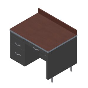 JPL-B5A2 - Single Pedestal Desk