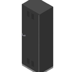 JPL-B6A1-AL - Aluminum Cleaning Gear Locker