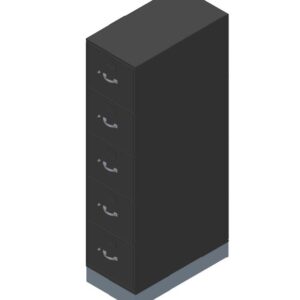 JPL-B6A10-15 - 5 Drawer File Cabinet - Letter