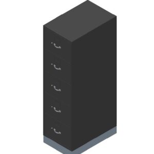 JPL-B6A10-18 - 5 Drawer File Cabinet - Legal