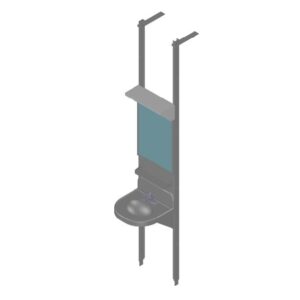 JPL-FN0322C - Single Bowl Pressed Stainless Lavatory