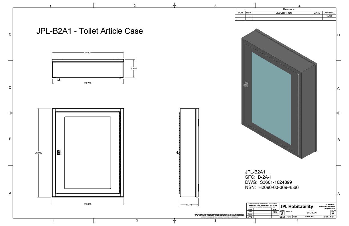 JPL-B2A1 - Toilet Article Case - Image 2